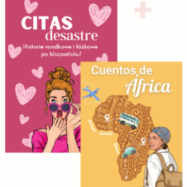 ZESTAW 2 EBOOKÓW: Cuentos de África + Citas desastre